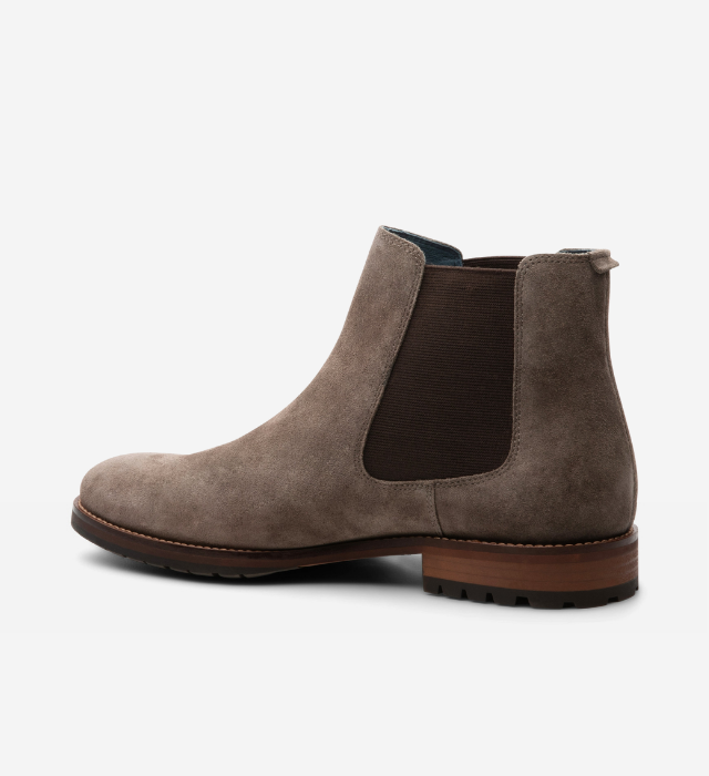 DAVIDSON TAUPE SUEDE BLAKE MCKAY