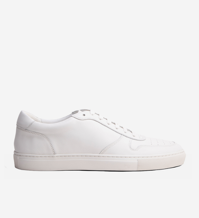 Hamilton leather sneaker in White