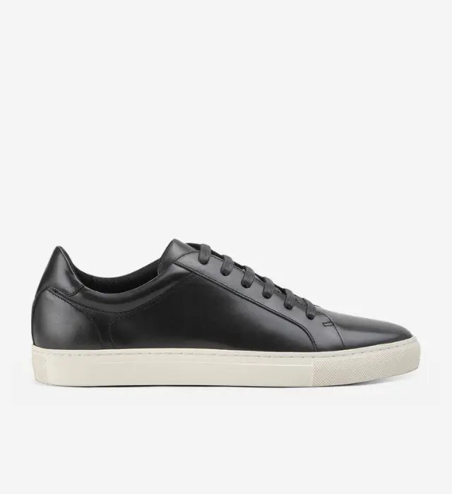 Jay leather sneaker in Black