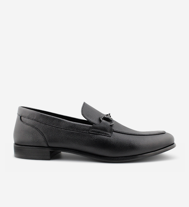 Niko bit loafer in Black