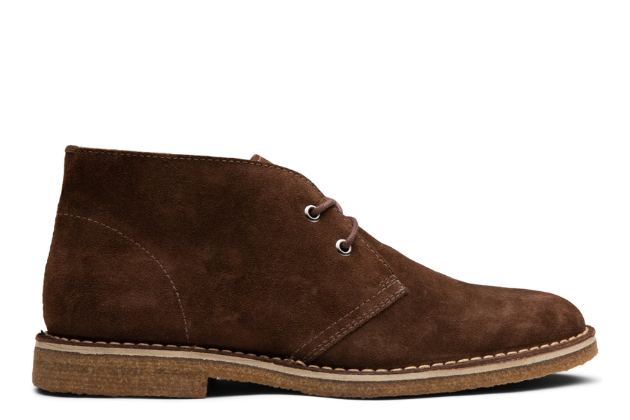 Blake McKay Toby Chukka Boot in Espresso Suede Side View