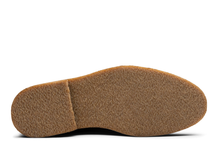 Blake McKay Toby Chukka Boot in Espresso Suede Bottom View
